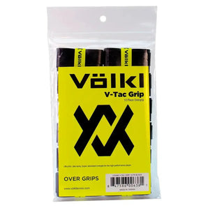 V Tac Tennis Overgrip 12 Pack Black-Accessories-Volkl-160550-1-Tennis Express