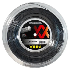 Cyclone Tour 16G Reel Tennis String Anthracite-Strings-Volkl-160564-1-Tennis Express