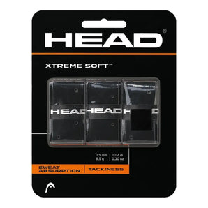 XtremeSoft Overgrips-Accessories-Head-16653-BLACK-L-Tennis Express