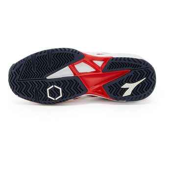 Junior's B.Icon 2 Tennis Shoes Blue Corsair and White 1.5Y,Footwear,Diadora,,,Tennis Express,179097-D0272-4