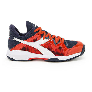 Junior's B.Icon 2 Tennis Shoes Blue Corsair and White 1.5Y,Footwear,Diadora,,,Tennis Express,179097-D0272-5