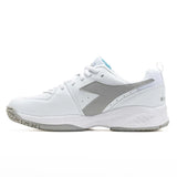 Juniors' S. Challenge 5 SL Tennis Shoes White and Silver,Footwear,Diadora,,,Tennis Express,179102-C6103F25-1