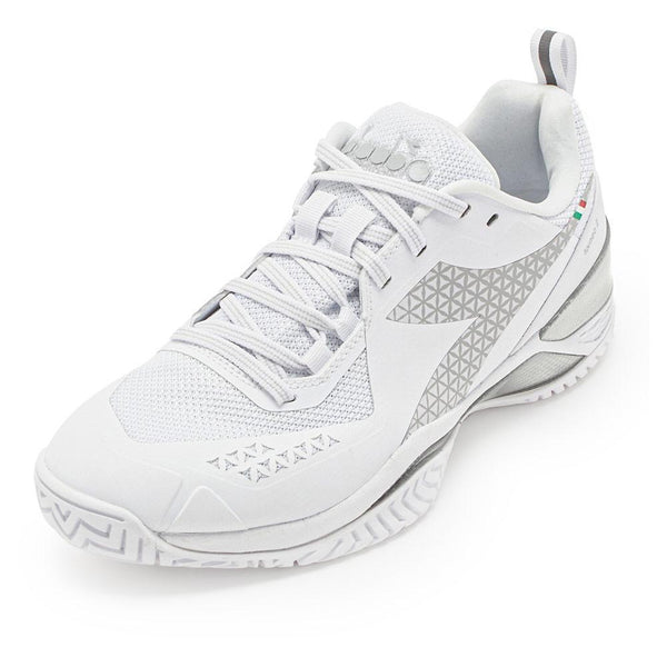 Women's Blushield Torneo 2 AG Tennis Shoes White,Footwear,Diadora,6.5,,Tennis Express,179503-C6180