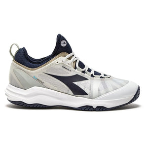 Men's Speed Blushield Fly 4 Tennis Shoes White and Blue Corsair-Footwear-Diadora-179507-C1494S25-1-Tennis Express