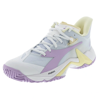 Women's B.Icon 3 AG Tennis Shoes White and Orchid Bloom,Footwear,Diadora,White/Orchid Bloom,6,Tennis Express,181462-C6657F26copy