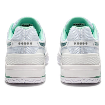 Men's Blushield Torneo 3 Tennis Shoes White and Shaded Spruce-Footwear-Diadora-181466-C9027-Tennis Express