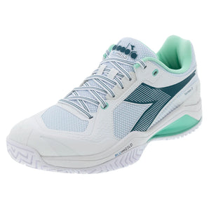 Men's Blushield Torneo 3 Tennis Shoes White and Shaded Spruce-Footwear-Diadora-181466-C902701copy-710864Tennis Express
