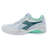 Men's Blushield Torneo 3 Tennis Shoes White and Shaded Spruce-Footwear-Diadora-181466-C902702copy-Tennis Express