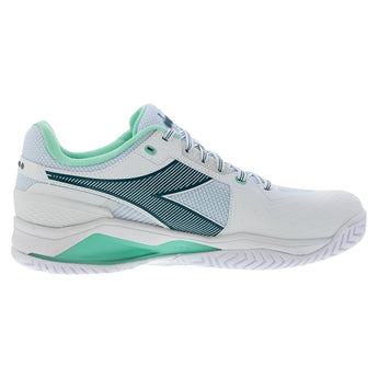 Men's Blushield Torneo 3 Tennis Shoes White and Shaded Spruce-Footwear-Diadora-181466-C902703copy-Tennis Express