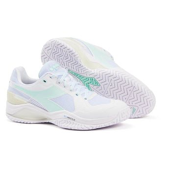 Women's Blushield Torneo 3 Tennis Shoes White and Bay-Footwear-Diadora-181467-C0274-8-Tennis Express