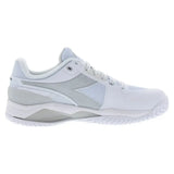 Women's Blushield Torneo 3 Tennis Shoes White and Silver-Footwear-Diadora-181467-C6103S2502copy-Tennis Express
