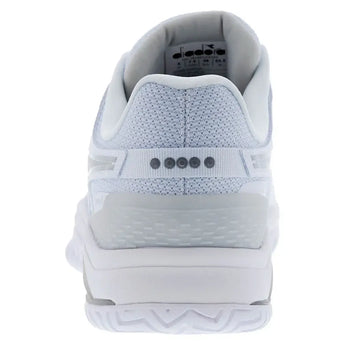 Women's Blushield Torneo 3 Tennis Shoes White and Silver-Footwear-Diadora-181467-C6103S2503copy-Tennis Express