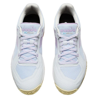 Women's Blushield Torneo 3 AG Tennis Shoes White and Orchid Bloom, Diadora, Tennis Express, 181467-C6657F26-1