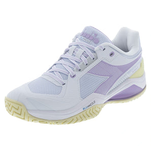 Women's Blushield Torneo 3 AG Tennis Shoes White and Orchid Bloom,Footwear,Diadora,White/Orchid Bloom,6,Tennis Express,181467-C6657F26copy