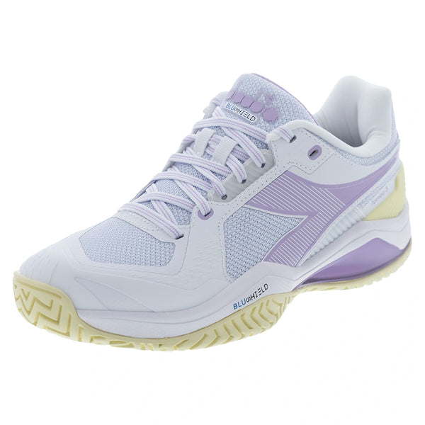 Women's Blushield Torneo 3 AG Tennis Shoes White and Orchid Bloom,Footwear,Diadora,White/Orchid Bloom,6,Tennis Express,181467-C6657F26copy