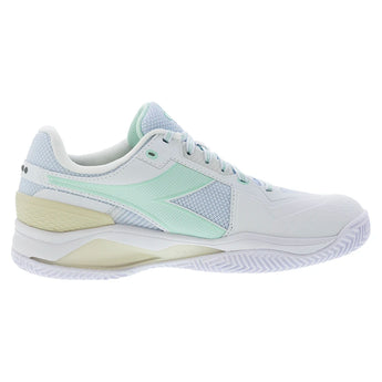Women's Blushield Torneo 3 Clay Tennis Shoes White and Bay-Footwear-Diadora-181469-C027403copy-Tennis Express