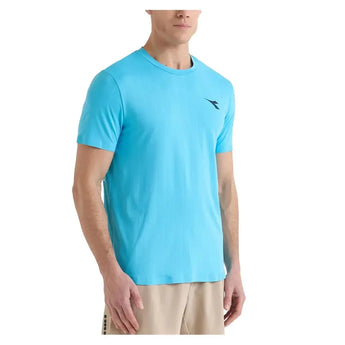 Men's Icon Short Sleeve Tennis Top-Apparel-Diadora-181530-S25-W2-2-[Sku]-Tennis Express