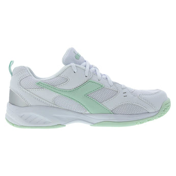 Juniors' S Challenge 6 SL Tennis Shoes White and Bay-Footwear-Diadora-182738-C027403copy-Tennis Express