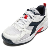 Juniors S Challenge 6 SL Tennis Shoes White and Blue Corsair-Footwear-Diadora-182738-C1494-710962Tennis Express