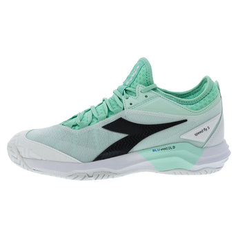 Women's Speed Blueshield Fly 5 AG Tennis Shoes Cabbage and Black-Footwear-Diadora-182739-C026802copy-Tennis Express