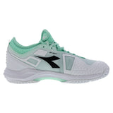 Women's Speed Blueshield Fly 5 AG Tennis Shoes Cabbage and Black-Footwear-Diadora-182739-C026803copy-Tennis Express