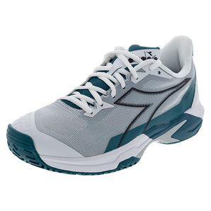 Men's Trofeo 4 AG Tennis Shoes White and Black-Footwear-Diadora-182745-C027001copy-710920Tennis Express