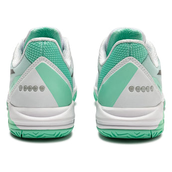 Women's Trofeo 4 AG Tennis Shoes White and Cabbage-Footwear-Diadora-182746-C0271-3-Tennis Express