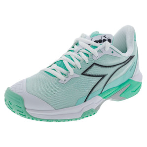 Women's Trofeo 4 AG Tennis Shoes White and Cabbage-Footwear-Diadora-182746-C027101copy-710852Tennis Express