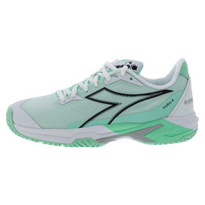 Women's Trofeo 4 AG Tennis Shoes White and Cabbage-Footwear-Diadora-182746-C027102copy-Tennis Express