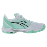 Women's Trofeo 4 AG Tennis Shoes White and Cabbage-Footwear-Diadora-182746-C027103copy-Tennis Express