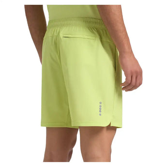 Men's 7 Inch Tennis Shorts Wild Lime Green,Apparel,Diadora,,,Tennis Express,182750-70316F26-4