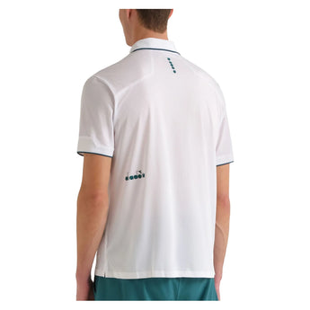 Men's Match FIBRAZERO Tennis Polo-Apparel-Diadora-182768-20002-1-Tennis Express