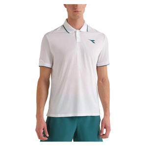 Men's Match FIBRAZERO Tennis Polo-Apparel-Diadora-182768-20002-Tennis Express