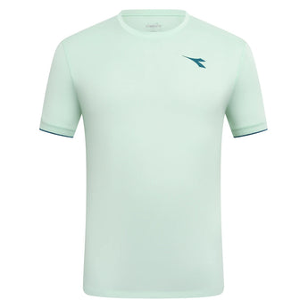 Men's Match FIBRAZERO Tennis Top-Apparel-Diadora-70116 Bay Green-S, [current_file_name-Tennis Express