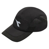 Men's Adjustable Tennis Cap Black,Apparel,Diadora,Black,One Size,Tennis Express,182779-80013F26-1