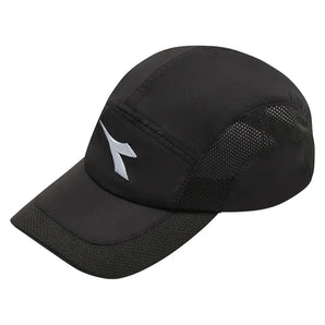 Men's Adjustable Tennis Cap Black,Apparel,Diadora,Black,One Size,Tennis Express,182779-80013F26-1