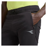 Men's Tech Tennis Pants Black,Apparel,Diadora,,,Tennis Express,183185-80013F26-6