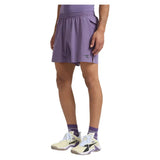 Men's 6 Inch Fibrazero Tennis Shorts Violet Grape Compote,Apparel,Diadora,,,Tennis Express,183204-55235F26-5