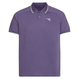 Men's Fibrazero Short Sleeve Tennis Polo Violet Grape Compote,Apparel,Diadora,Violet Grape Compote,S,Tennis Express,183205-55235F26-1