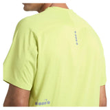 Men's Fibrazero Short Sleeve Tennis Top Wild Lime Green,Apparel,Diadora,,,Tennis Express,183207-70316F26-7