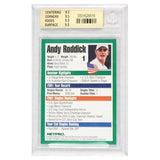 Andy Roddick 2001 NETPRO Tour Star Rookie Card (Beckett Rated)-Memorabilia-Netpro-185AR-2-Tennis Express