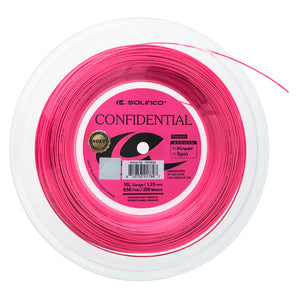 Confidential Soft Pink Tennis String Reel-Strings-Solinco-192065R01copy-Tennis Express