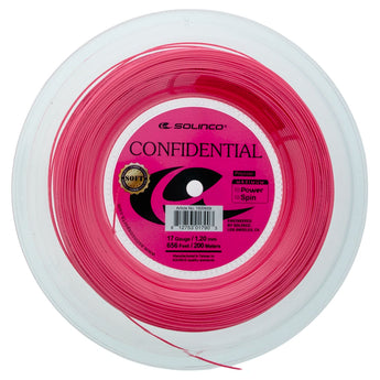 Confidential Soft Pink Tennis String Reel-Strings-Solinco-192065R02-2copy-Tennis Express