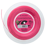 Confidential Soft Pink Tennis String Reel-Strings-Solinco-192065Rcopy-Tennis Express