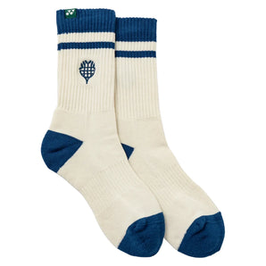 Men's Nature Series Sport Crew Socks, Yonex, 715 White Denim, Tennis Express, 19273EX-F26-715-WHITE-DENIM-1