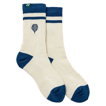 Men's Nature Series Sport Crew Socks, Yonex, 715 White Denim, Tennis Express, 19273EX-F26-715-WHITE-DENIM-1