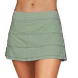 Women's UV Colors 13 Inch Tennis Skort Army-Apparel-Sofibella-1957ARM-B-Tennis Express