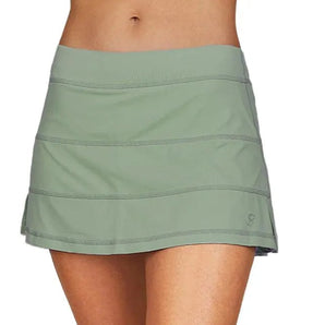 Women's UV Colors 13 Inch Tennis Skort Army-Apparel-Sofibella-1957ARM-B-Tennis Express