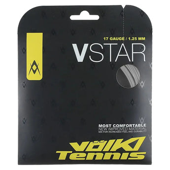 V Star Tennis String Silver-Strings-Volkl-195981-17-Tennis Express