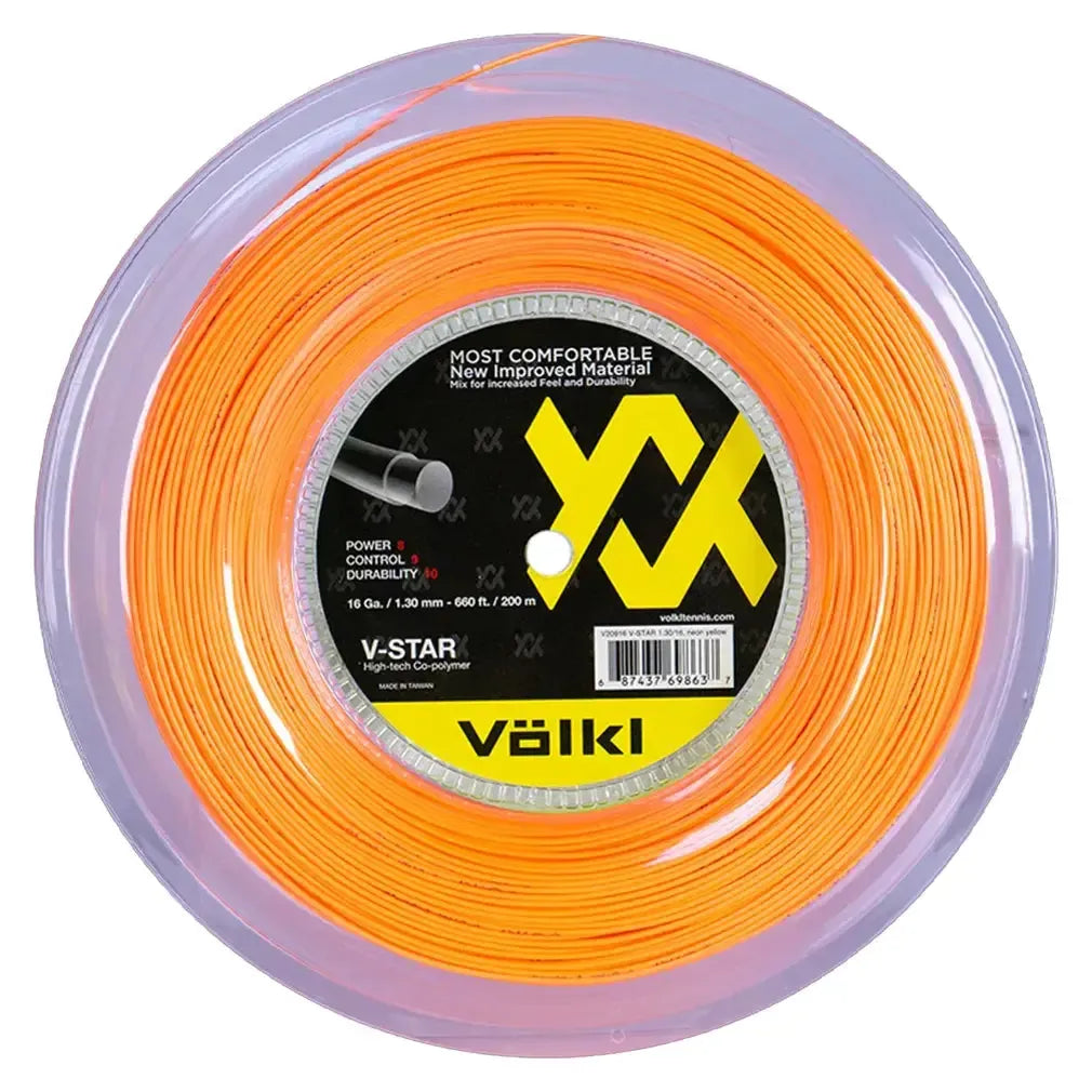 V Star Tennis String Reel Fluo Orange – Tennis Express